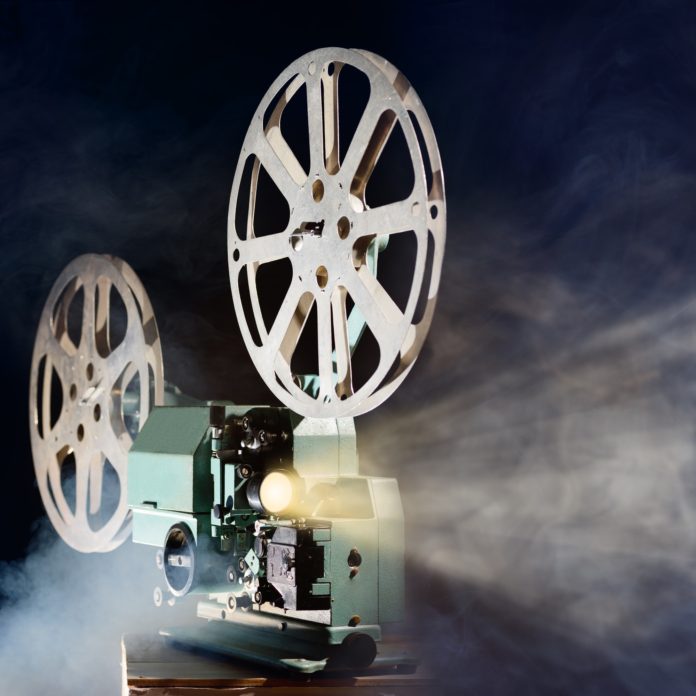 Retro movie projector Retro movie projector